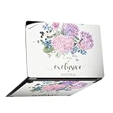 Surface Laptop 第7世代 13.8 インチ 用 スキンシール 全面スキンシール フル laptop7用 背面 底 ステッカー 保護シール キャラクター かわいい 016327 あじさい 梅雨 花