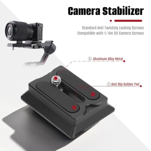 Tripod Camera Mount Vbestlife soporte de cámara estable para trípodes y monopiés con rosca 3