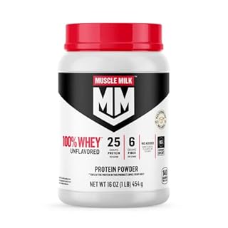 UPC 660726860793 product image for Muscle Milk 100% Whey Protein Powder, Unflavored, 1 Pound, 12 Servings, 25g Prot | upcitemdb.com