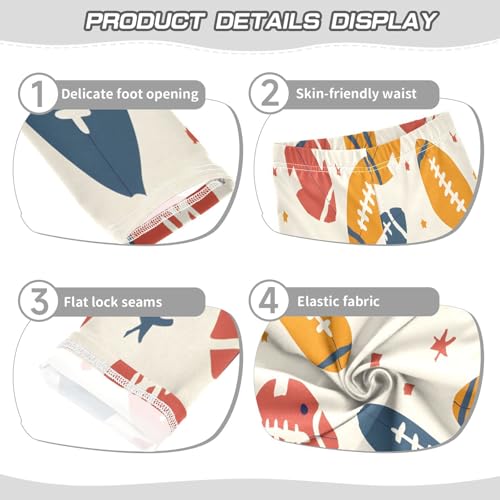 Bolaz Toddler Girls Leggings Printed Yoga Pants Leggings Seamless Rugby for Kids3