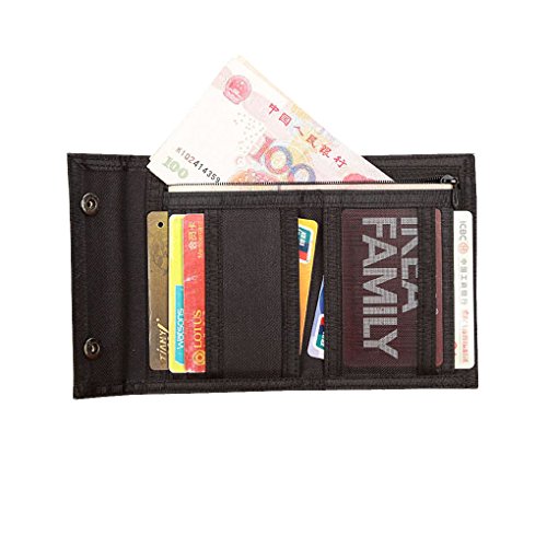 Mens Boys Casual Camouflage Trifold Short Wallet Purse Clip Card Case Coin Holder3