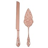 Ivy Lane Design A92191 Cake Server Set, Rose Gold