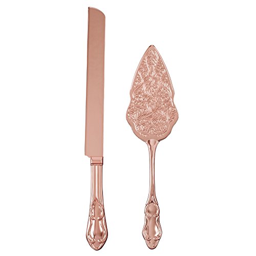 Ivy Lane Design Set Cake Server, Rose Gold