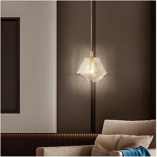 Lustre moderne entièrement en cuivre - Suspension élégante verre salon et chambre