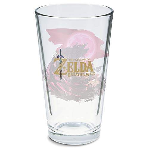 Controller Gear Legend Of Zelda Pint Glasses 16 Oz - Calamity Ganon And Link, Set Of 2 - Official Nintendo Product - Not Machine Specific, Clear (Dw16Ozgl-2Pecl) #TOP2