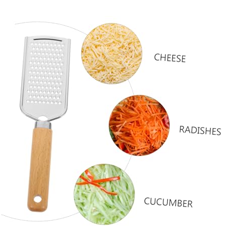 Ralladores para queso con mango de madera, acero inox, 2 pzas miniatura 2