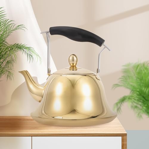 Tetera casera con silbato para evitar descuidos al calentar agua 6