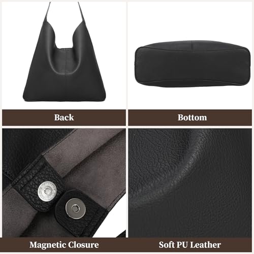 Barsine Soft Vegan Leather Hobo