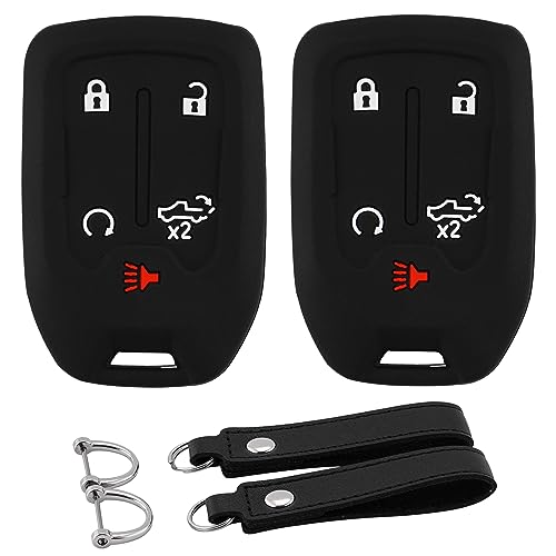 Coque de clé en silicone pour Chevrolet Silverado Suburban GMC Sierra 2022