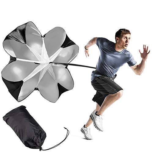Tashido Football Resistance Parachute Speed Training Resistance Parachute Running Explosive Strength Training Supplies Leg Physical Training Resistance Umbrella