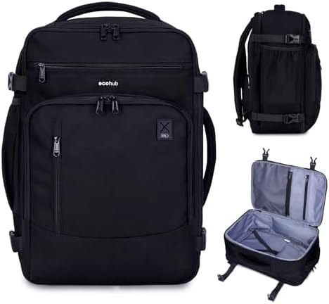 ECOHUB 17" Small Travel Backpack, United Airlines Personal Item B...