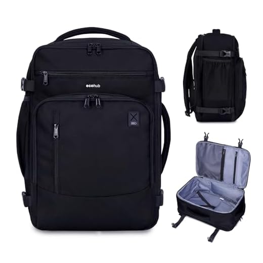 ECOHUB 17" Travel Backpack With Laptop Compartment