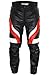 Produktbild German Wear, Motorradhose Motorrad Biker Racing Lederhose Schwarz/Rot, Größe:48