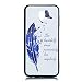 Produktbild Everainy Kompatibel für Samsung Galaxy J3 2017 Hülle Silikon Bumper Gummi Cover Hüllen Handyhülle Stoßfest TPU Stoßstange Schwarz Schutzhülle (Feder)