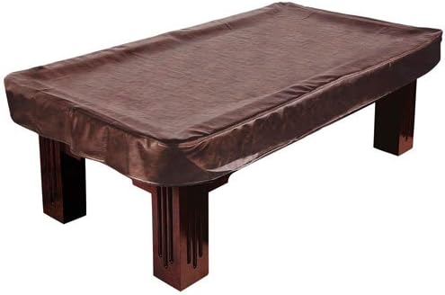 9-Foot Brown Heavy Leatherette Billiard Table Cover by Felson Billiard Supplies