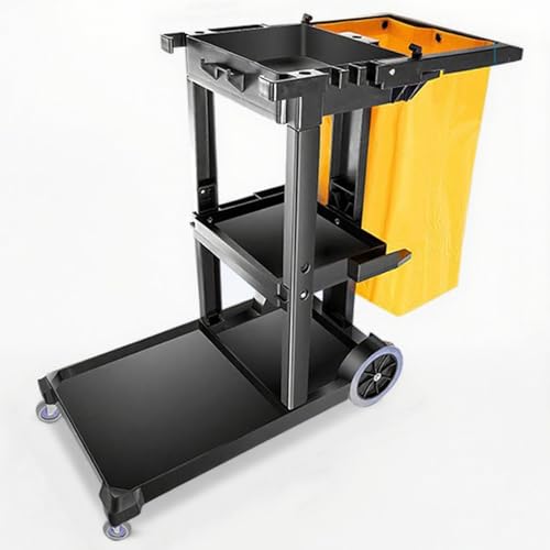 Carrello di pulizia pesante Du Sto carrello per forniture di pulizia perfetto per scuole, hotel, ristoranti e centri commerciali, versatile Utili carrello di pulizia