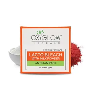 Bleach Cream Lacto Enriched with Milk Powder| Removes Tan & Hydrates the Skin| Whitens, Lightens & Brightens the Skin 50Gram