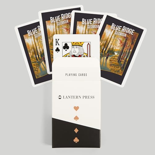Baraja Lantern Press Blue Ridge Georgia Póker 52 Cartas miniatura 6