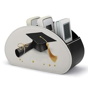 JKLQWH Leder-Fernbedienungshalter mit 5 Fächern