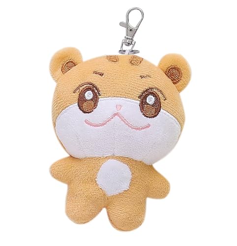 Cute Cartoon Animal Keychain Plush Doll Keyring Backpack Handbag Charm Pendant for Fans 10 CM