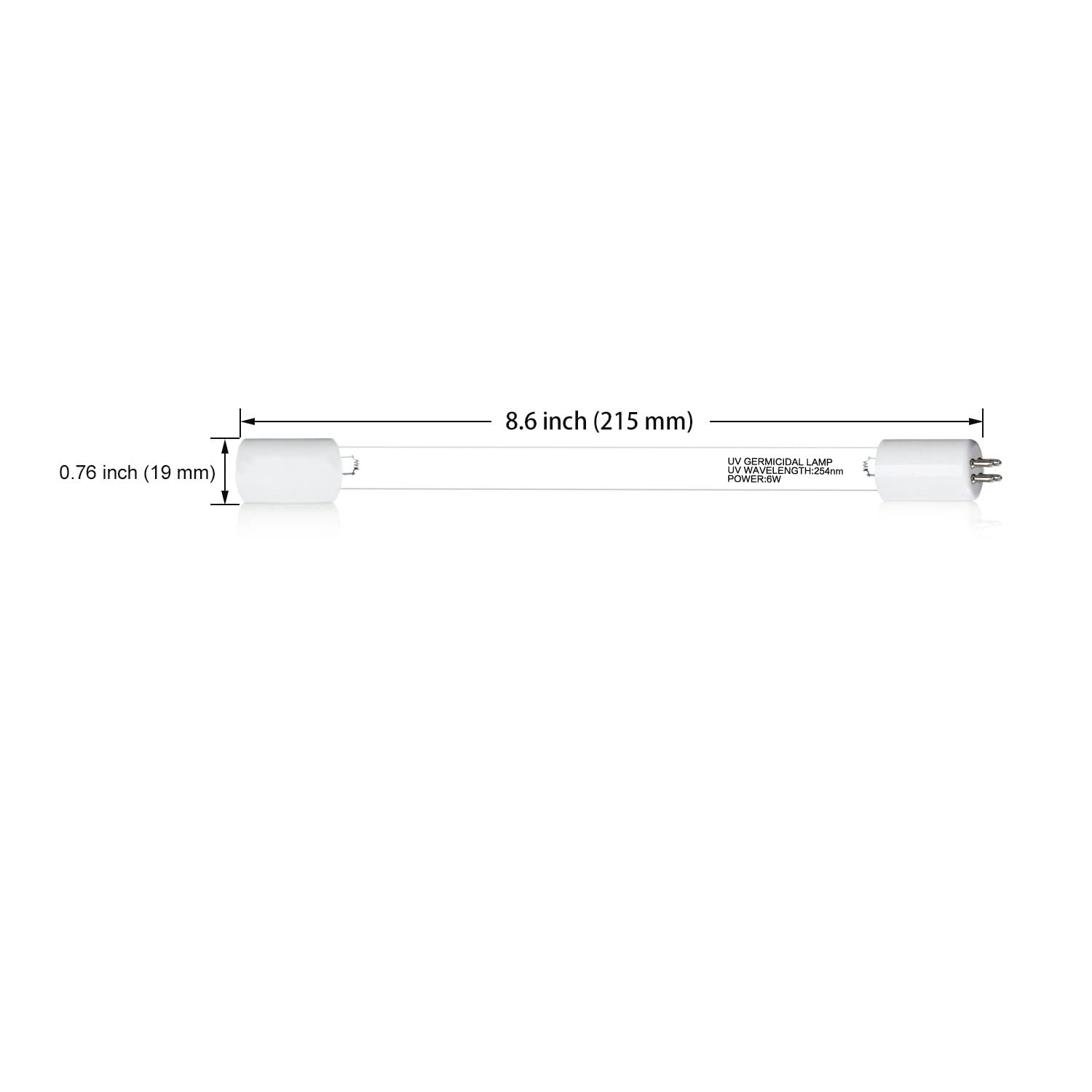 Geekpure 10-inch universele inline alkalische vervangingswaterfilterset pH voor omgekeerde osmose systeem -1/4 schroefdraad