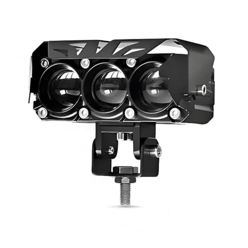 Phare LED Lumineux pour motos antibrouillard 12V double couleur avec clignotant