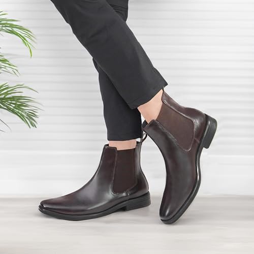 Image of AX10 Men's Premium Leather Chelsea Boots