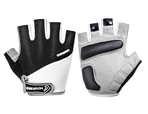 Cycling Gloves for Men Women Bike Gloves for Men Cycling, Paded Dirt Bike Glove Biking Glove for Men Women Bicycle Accessories, Guantes Para Bicicleta Hombre Guantes Ciclismo Hombre (Black, Large)