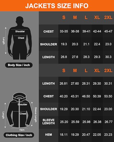 Heated Jacket for Men and Women with 13 Heating Zones