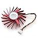 NTK PLD06010B12HH W7000 Video Card Fan 60mm DC 12V 0.4A 4Pin For ATI Radeon HD3850 HD4850 W7000 Graphics Card Cooler Cooling Fan