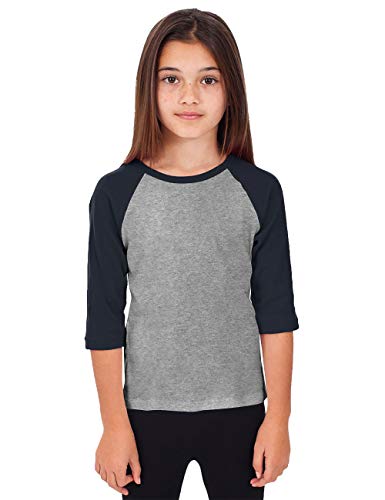 Image of Hat and Beyond Kids Raglan Jersey Child Toddler Youth Uniforms 3 /4 Sleeves T Shirts