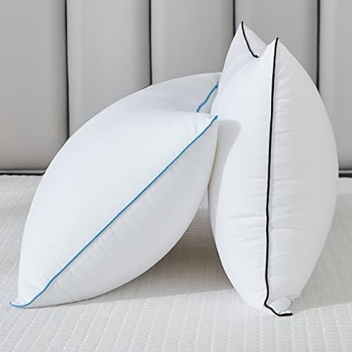 Flanhorest Bed Pillows for Sleeping - Pillows Queen Size Set of 2 Cooling Luxury Hotel Quality Pillow with Premium Plush Soft Down Alternative Fill for Side Back or Stomach Sleepers
