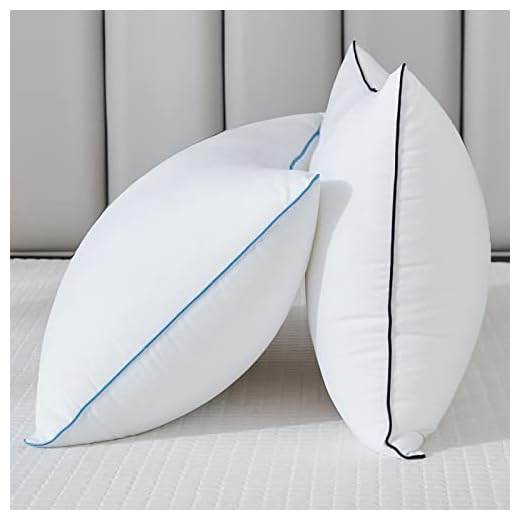 Flanhorest Bed Pillows for Sleeping - Pillows Standard Size Set of 2 Cooling Luxury Hotel Quality Pillow with Premium Plush Soft Down Alternative Fill for Side Back or Stomach Sleepers (Pack of 2)