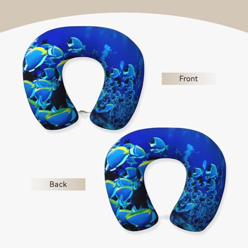 Almohada de poliéster para cuello negro miniatura 3