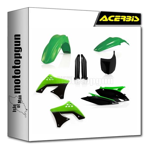 Kit plastique Acerbis KXF 250 pour remplacer des carénages cassés suite à une chute