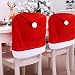 4pc Red Hat Dining Chair Slipcovers,Christmas Chair Back Covers Kitchen Chair Covers for Christmas Holiday Festival Decoration