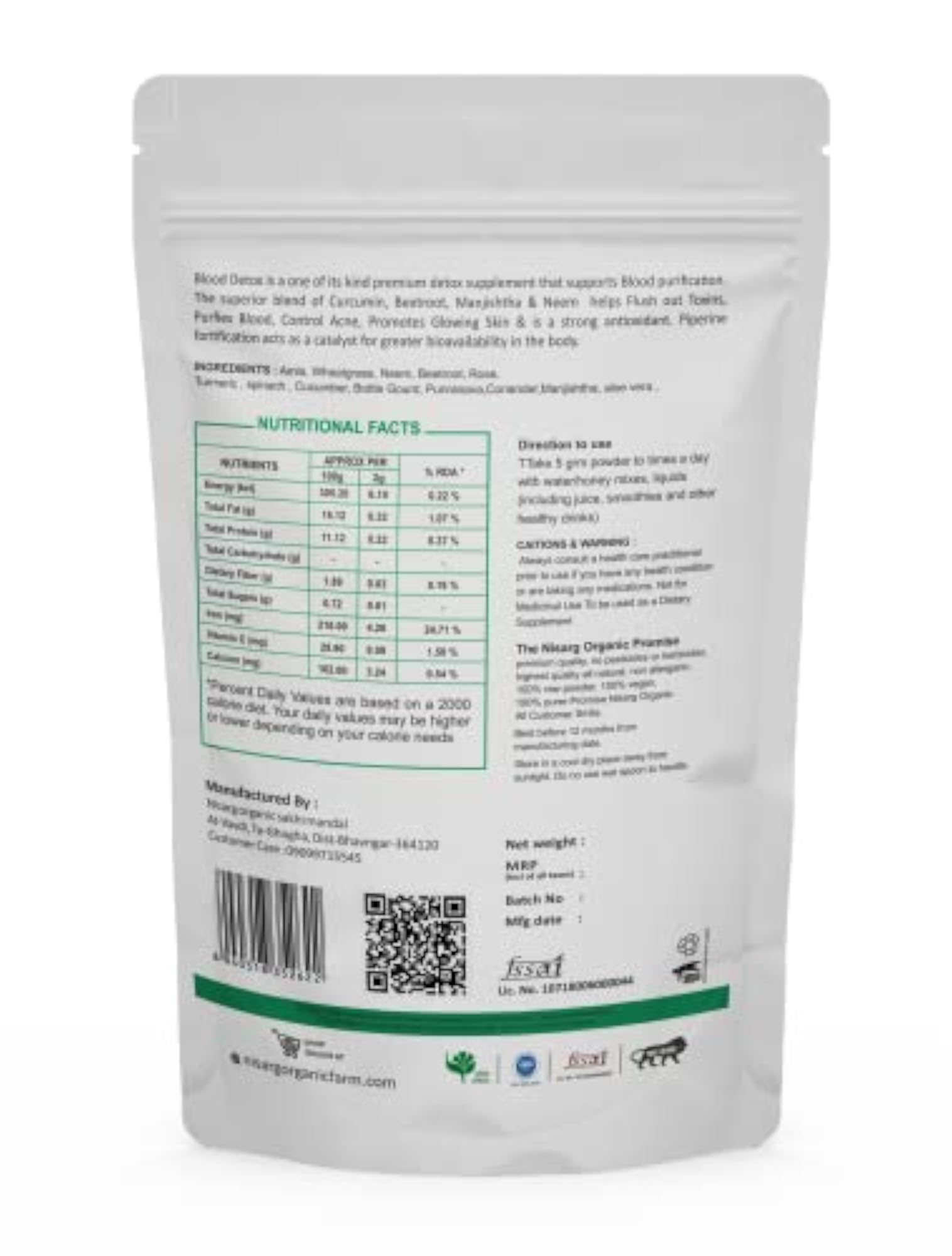 Body Detox Drink Mix (1 LTR)
