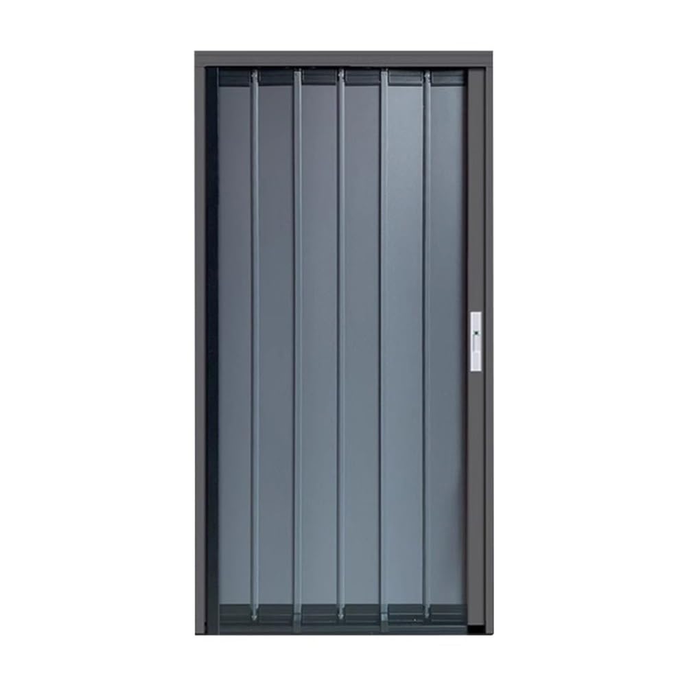 Metalowe drzwi harmonijkowe z wieloma składanymi drzwiami wewnętrznymi, magnetyczne, składane drzwi, chowane drzwi do stodoły, bezwiercące panele aluminiowe dla łatwej instalacji