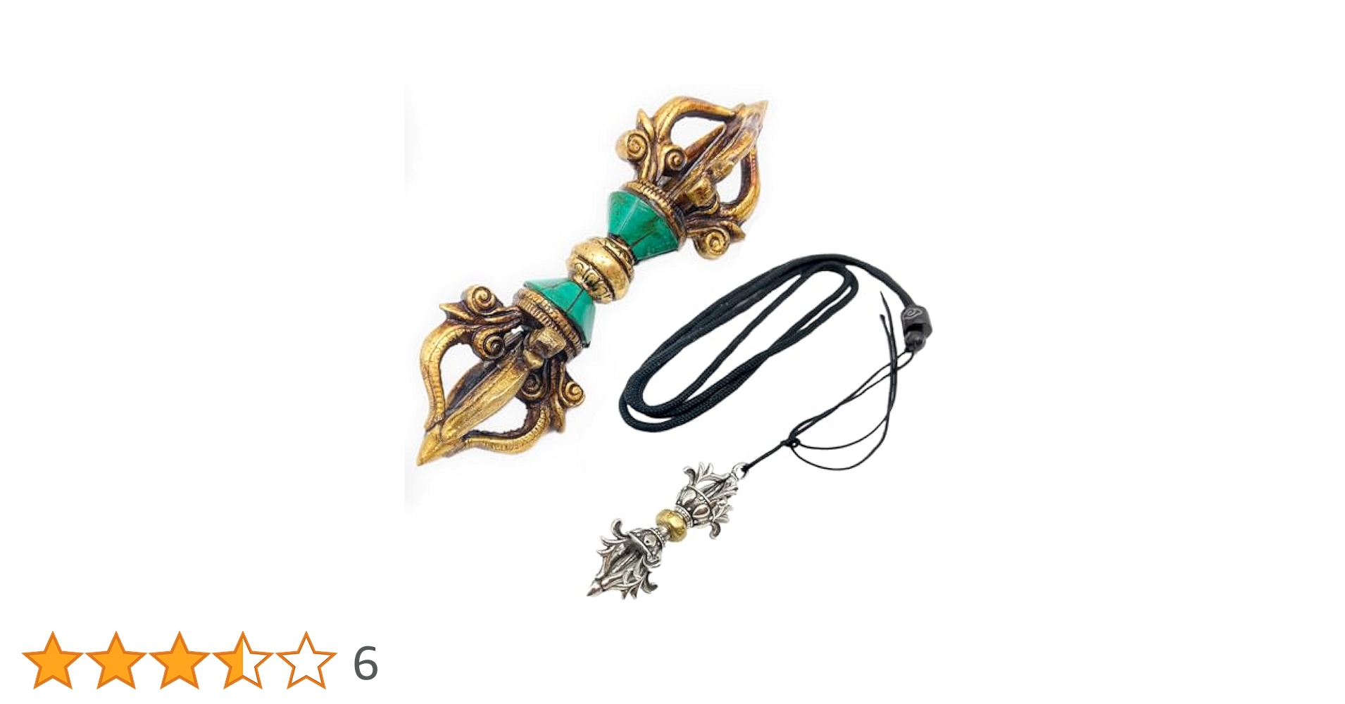 1点限定】真鍮製五鈷杵 16.5㎝ Vajra 五鈷杵（ヴァジュラ・金剛