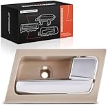 A-Premium Front or Rear Passenger Side Interior Door Handle Compatible with Ford Crown Victoria & Mercury Grand Marquis, 2006-2011, Beige Housing with Chrome Lever, Replace# 6W3Z5421818AA