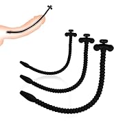 Masaje Uretral Enchufe Pene Uretral Dilatador Gay Masculino Sonido Sonido Catéter Silicona Na