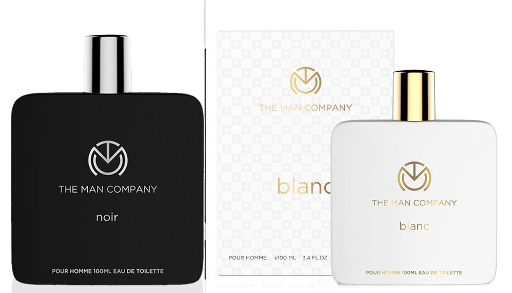 The Man Company Blanc and Noir Perfume for Men - 100ml Each | Premium Long-Lasting Fragrance | Eau De Toilette for Men | Gift for Him-image-48