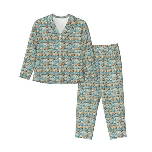 Pyjama manches longues femme contre nuits fraîches ensemble confort