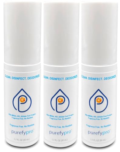 Purefypro Sports Disinfectant Spray 1.7oz (3pk) TSA