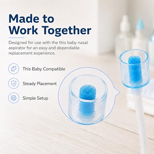 Image of Baybee Premium Nasal Aspirator Hygiene Filters | Replacement for Baby Nasal Aspirator Filters | BPA, Phthalate & Latex-Free with Nose Cleaning Tweezer (Nasal Aspirstor Filter)