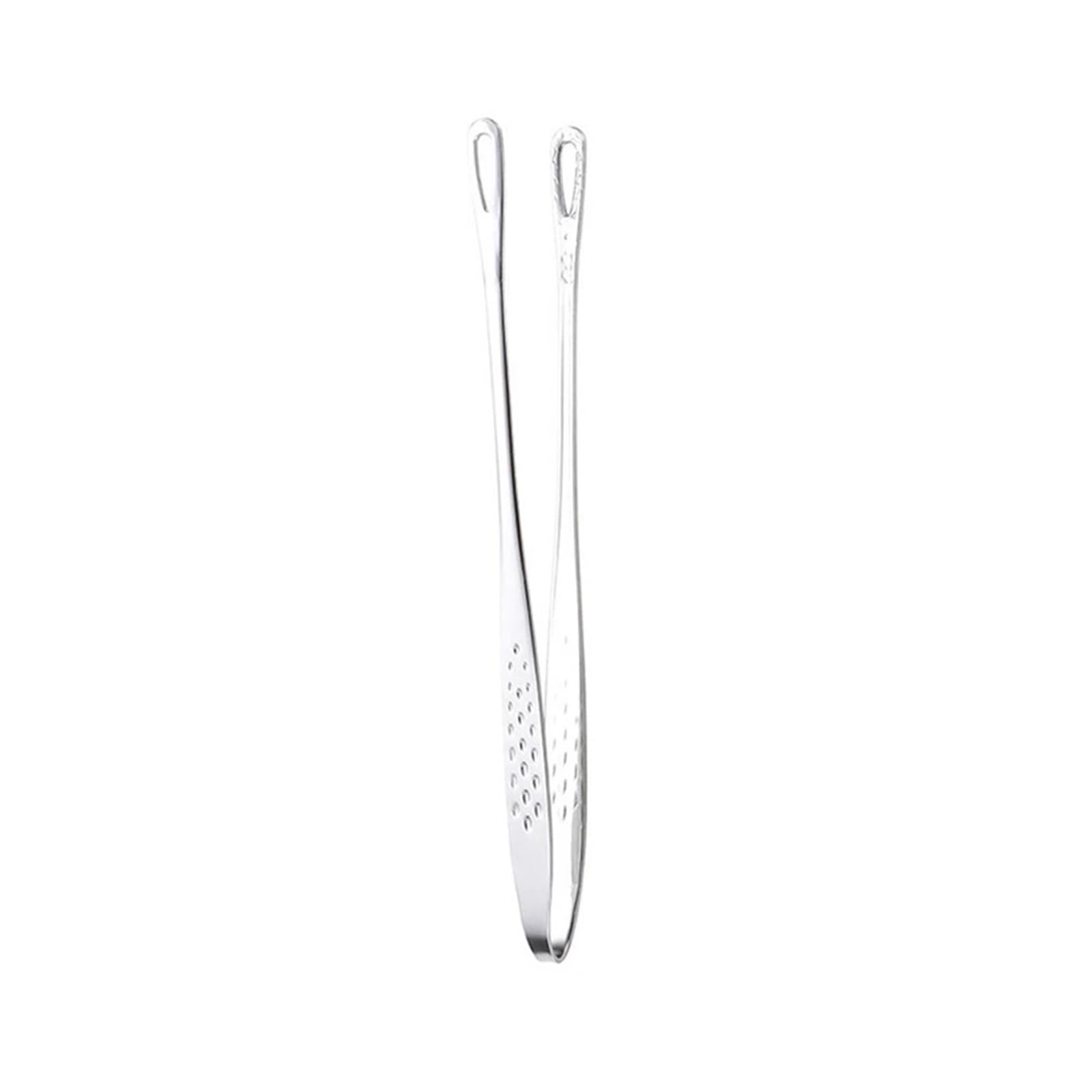 Pinzas De Cocina 2 unids/Set Pinzas for Alimentos Mango Largo 304 Acero Inoxidable Antideslizante Barbacoa Engrosada Clip for Carne Accesorios de Herramientas de Cocina para Cocinar