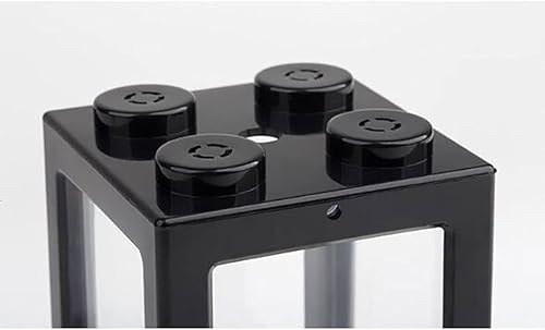 Miniatura 4 de Pescadera de plástico simple Betta Fish Tank Pequeño Mini creativo Betta Fish Cup Oficina Hogar Escritorio Fish Tank Fish Bowls