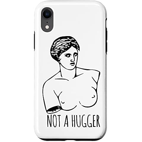 Funny iPhone XR "Not a Hugger" Case Cover