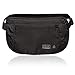 Peak Travel Money Belt with RFID Block, Theft Protection and Lost & Found Tags, Black (XL Belt)