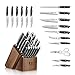 Cangshan Z Series 1024180 German Steel Forged 17-Piece Knife Block Set, Walnut